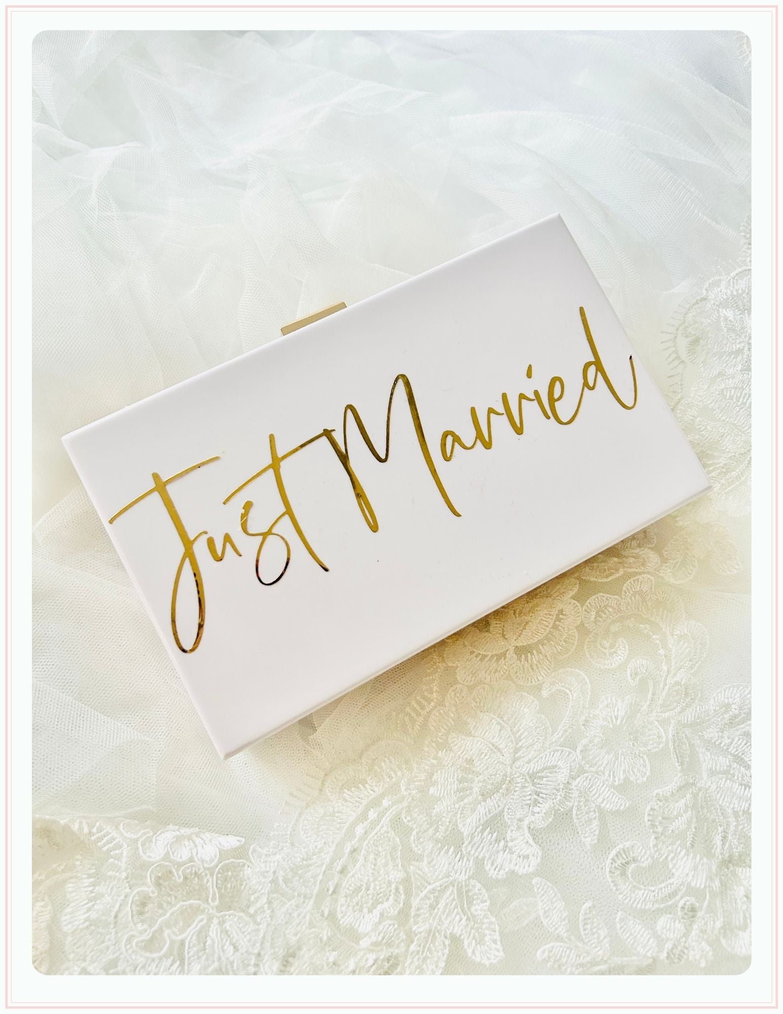 Personalised Mrs Clutch Bag