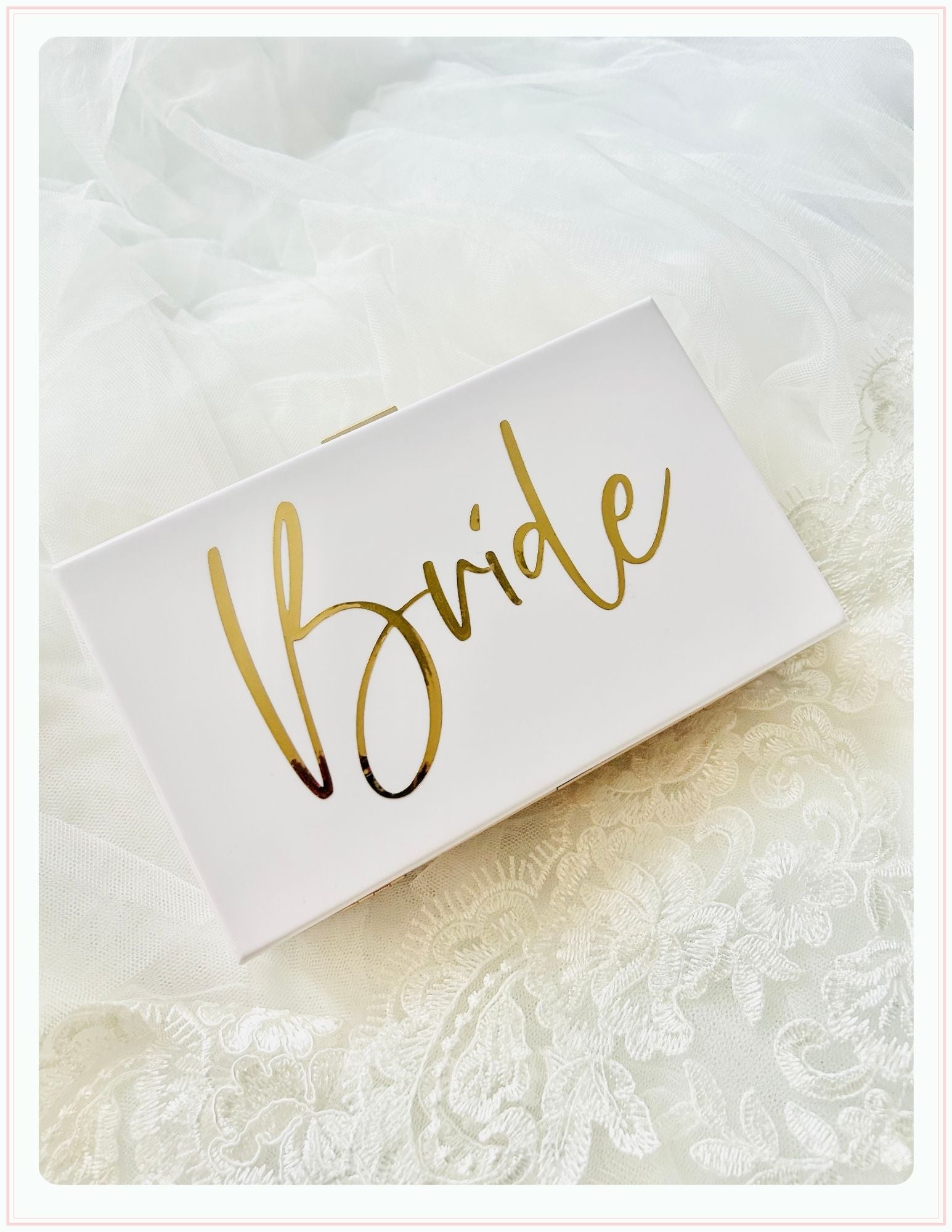 Personalised Mrs Clutch Bag