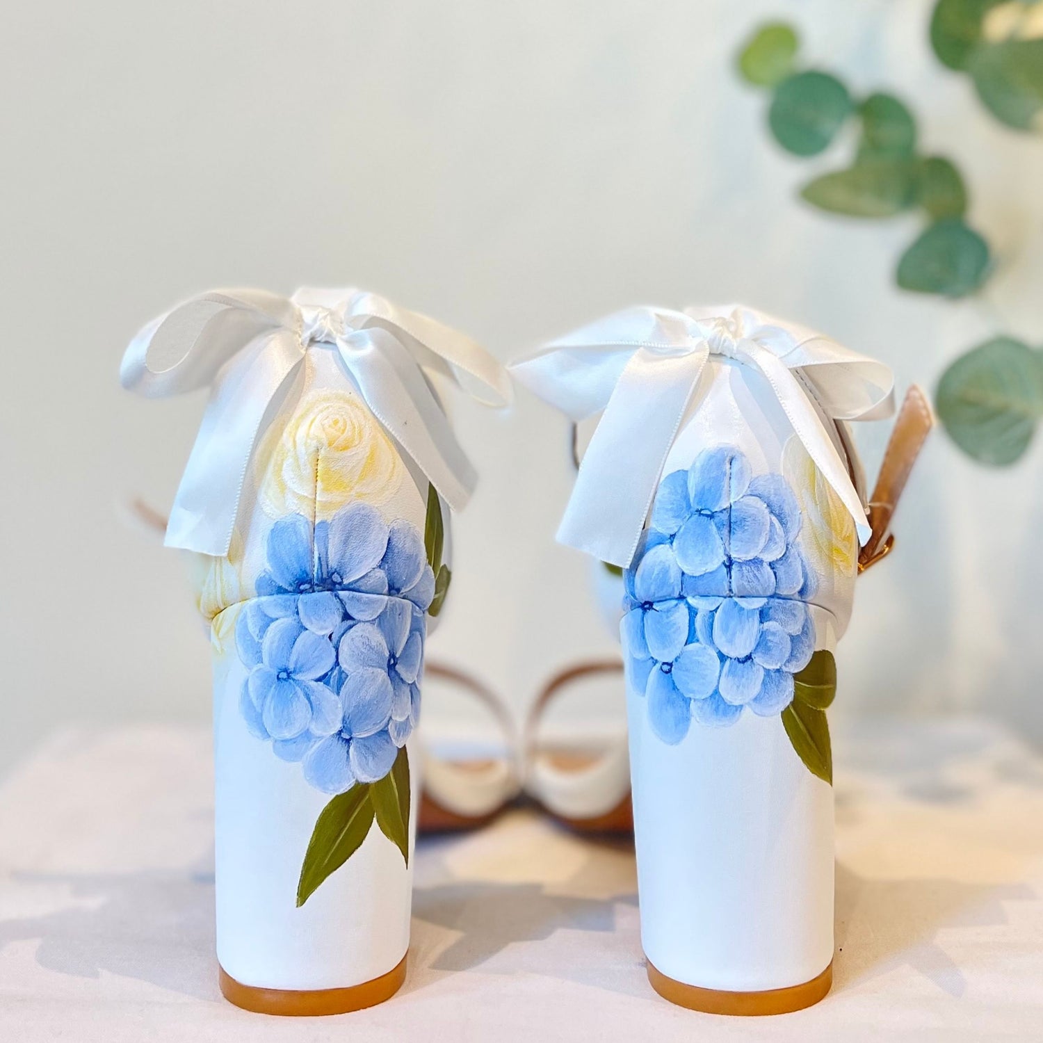 floral wedding shoes