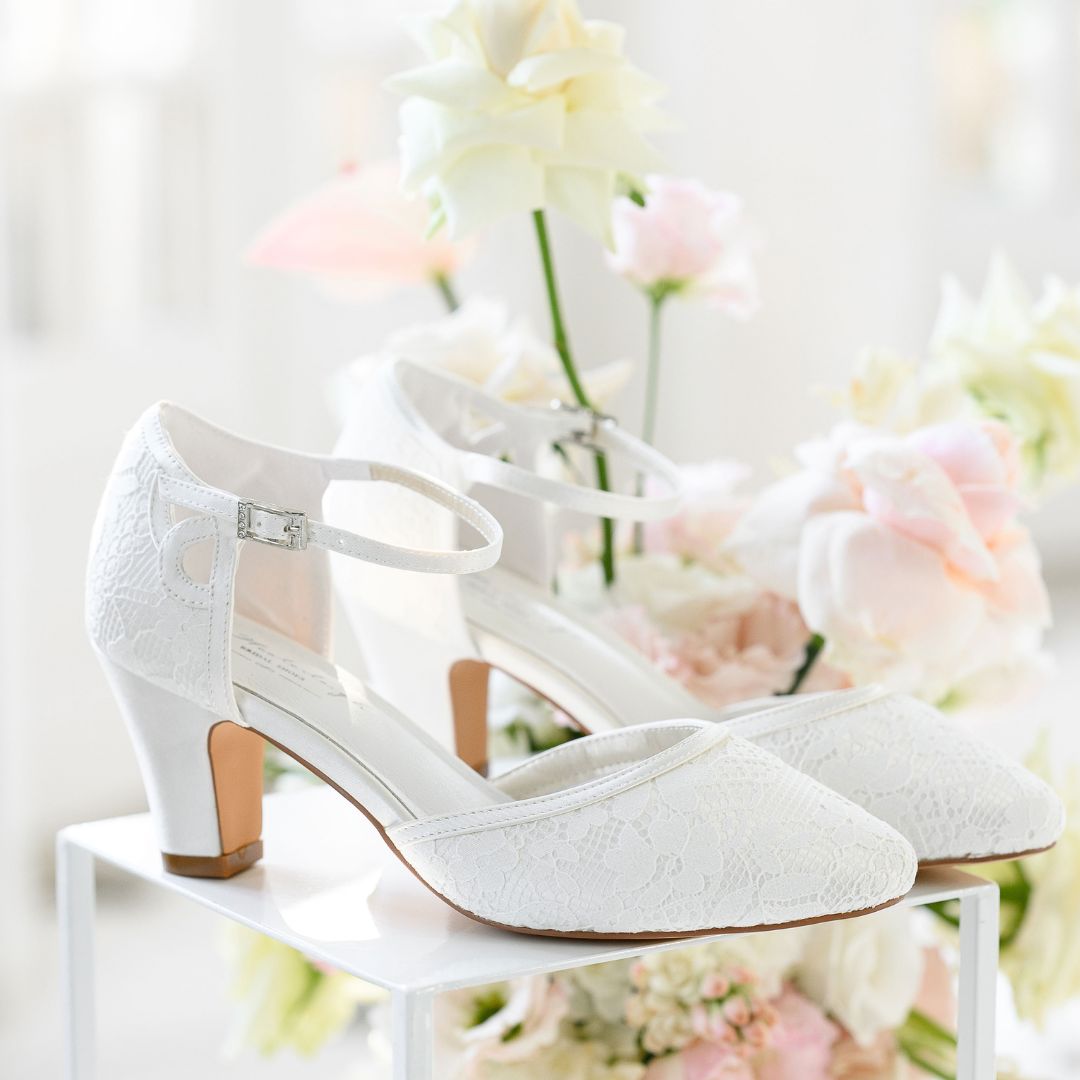 closed back wedding shoes