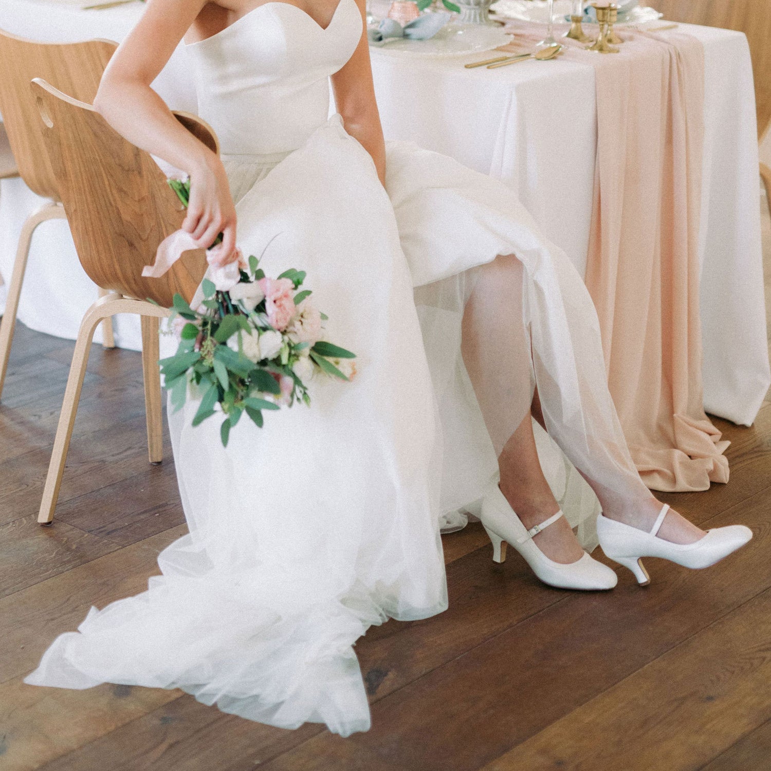 plain wedding shoes