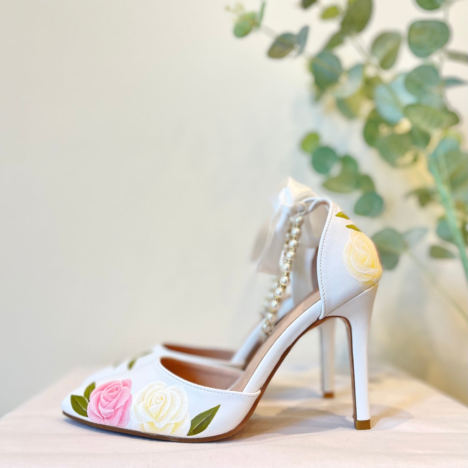 vintage-rose-wedding-shoes