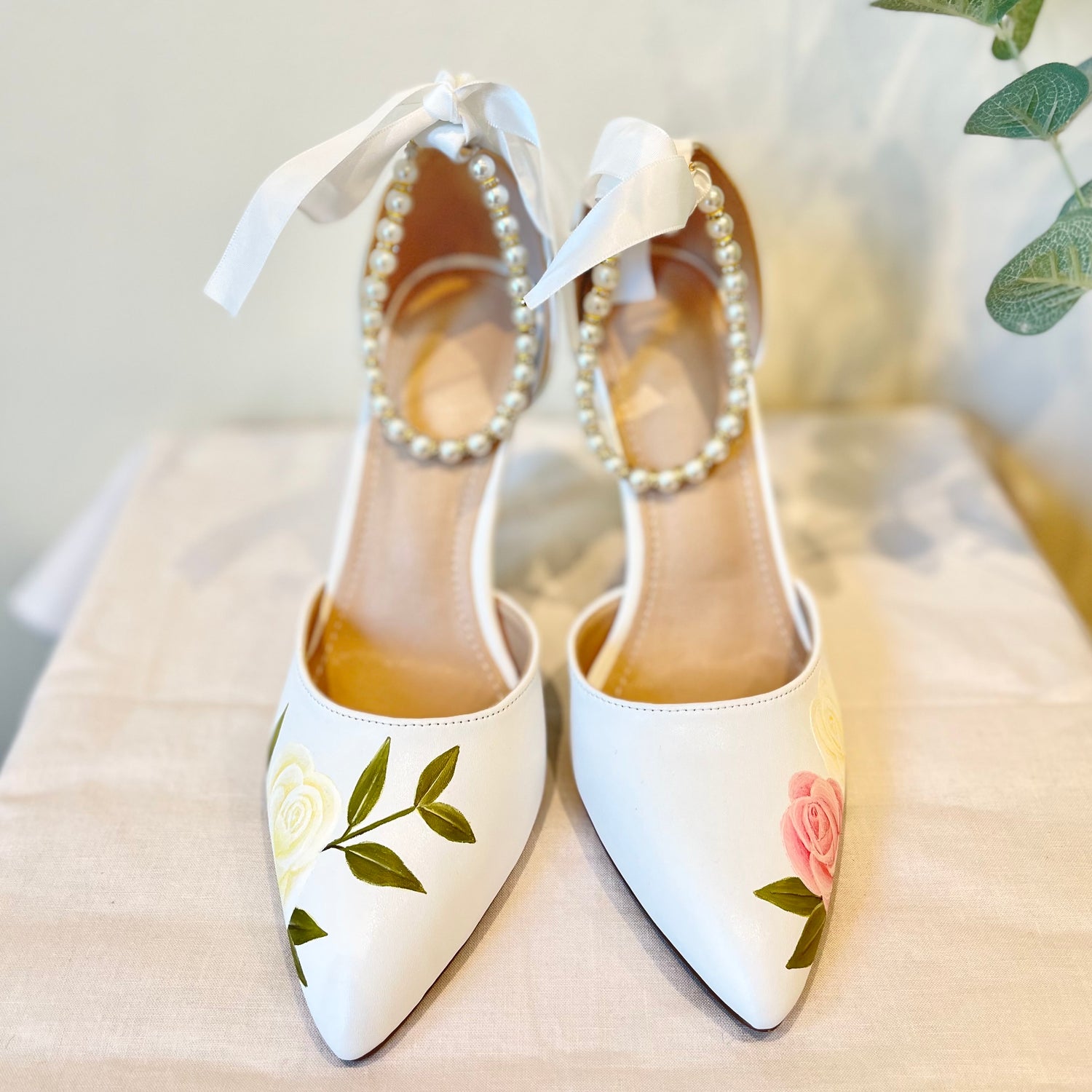 vintage-rose-wedding-shoes