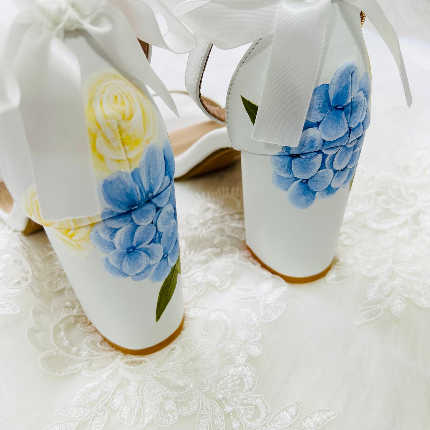 hydrangea-wedding-shoes