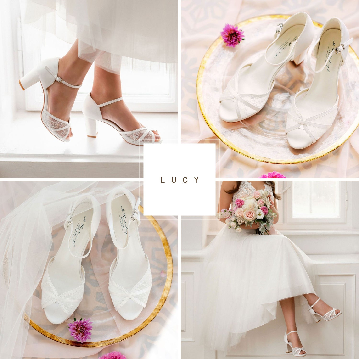 Neutral online wedding shoes
