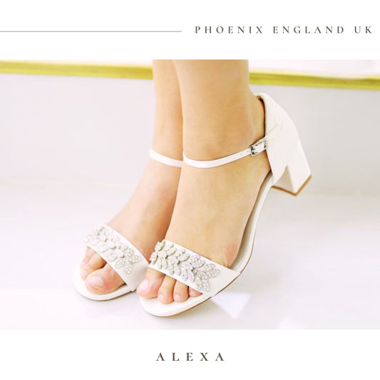 alexa wedding shoes