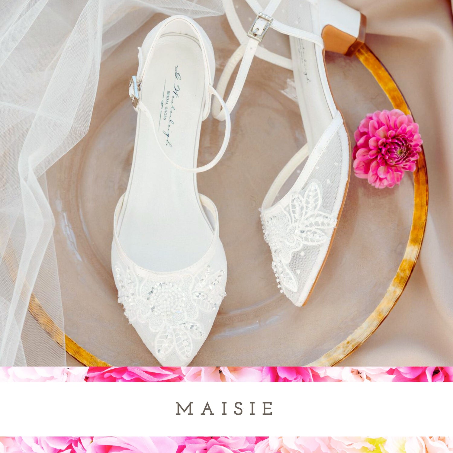 ankle strap bridal shoes