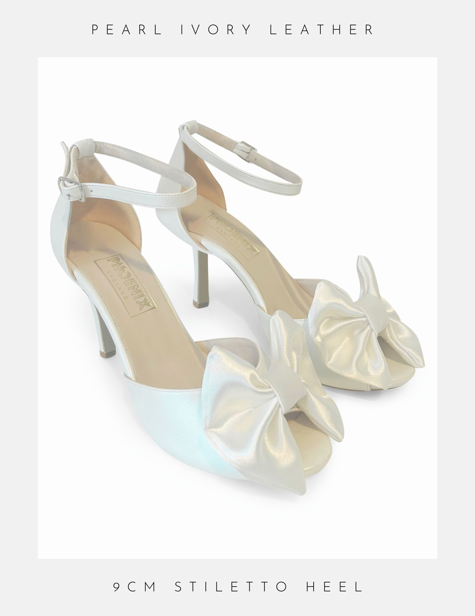 Demi Bow High Heel Bridal Shoes 2