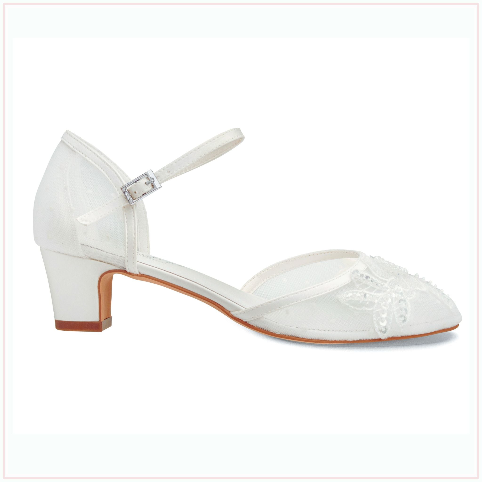 Low Heel Wedding Shoes Phoenix England