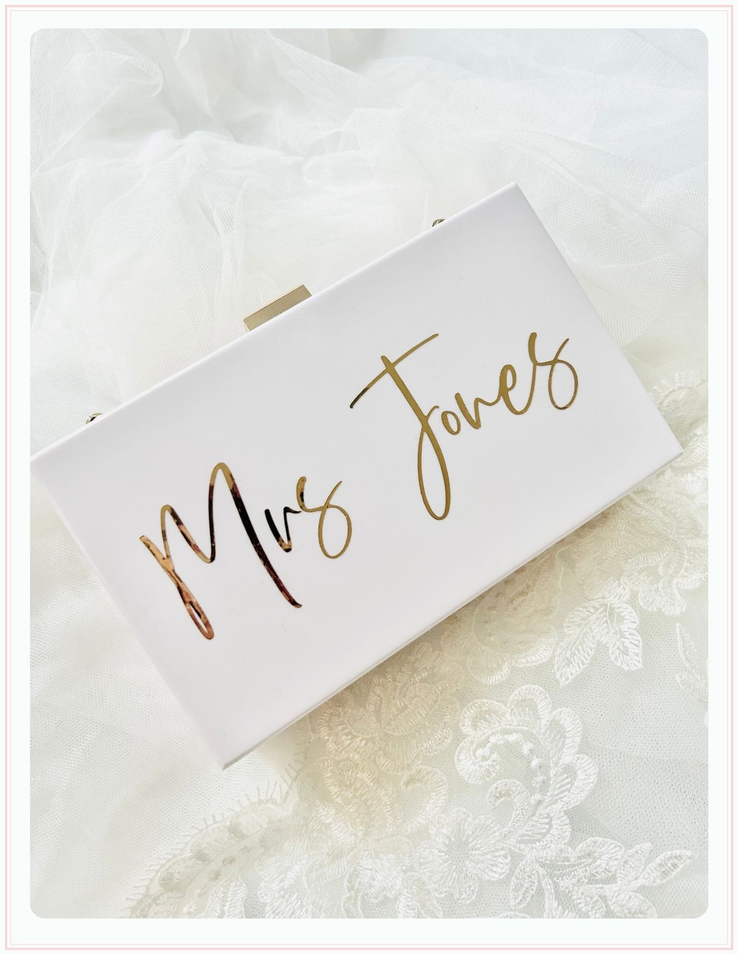 Personalised Bridesmaids Clutch Bag
